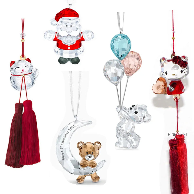 Afralia™ Crystal Animal Hanging Ornament Home Decor Statuette - 2022 New Release