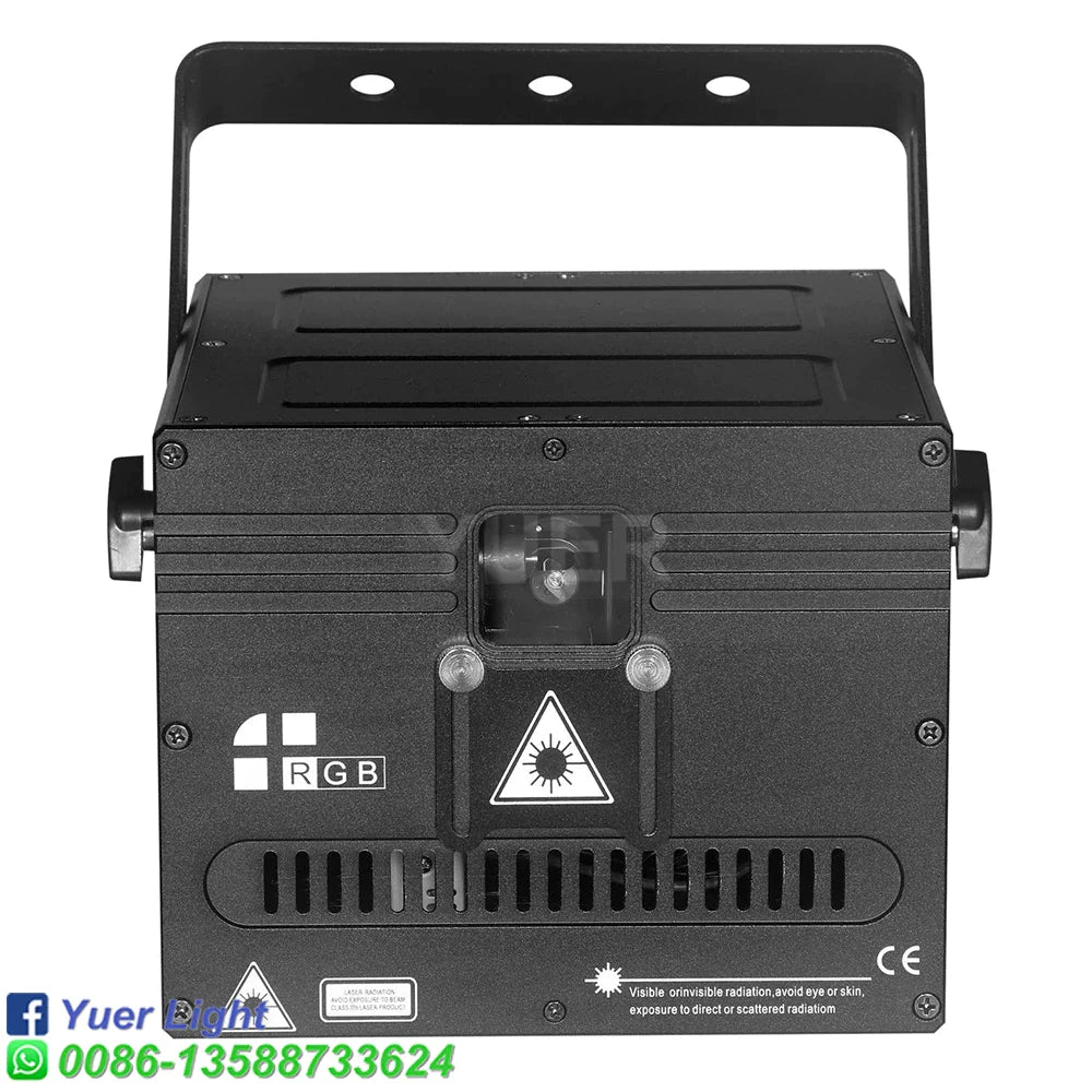 Afralia™ 4W 3D Animation Laser Light DJ Scanner for Club Disco Party Stage
