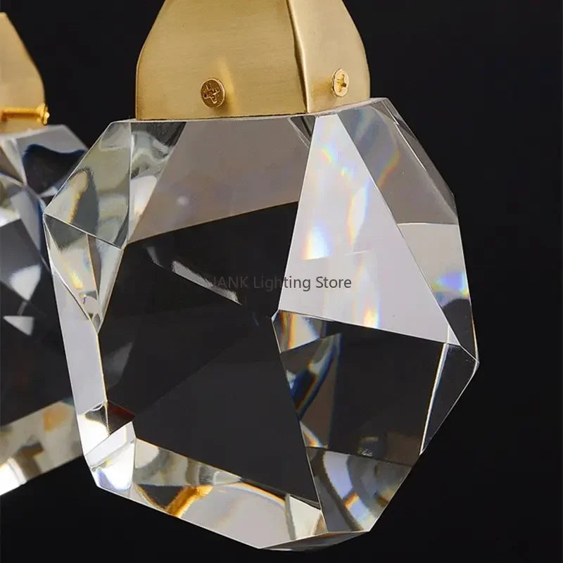 Afralia™ Crystal Chandelier Pendant Lights for Elegant Home Decor