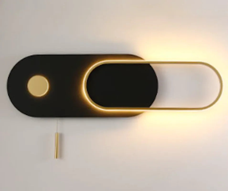 Afralia™ Modern Rocker Arm Wall Lamp for Bedroom Living Room Aisle, Danish Design