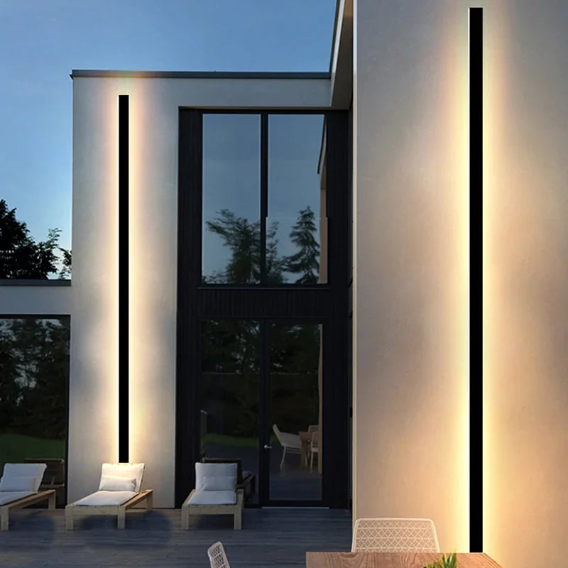 Afralia™ LED Outdoor Wall Light Modern Waterproof IP65 Porch Garden Patio Wall Lamp