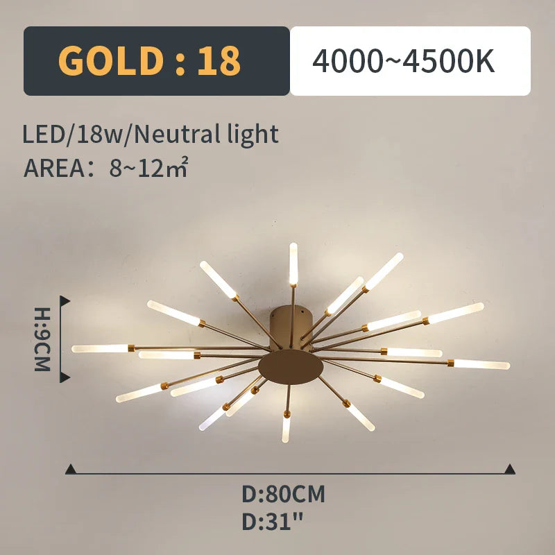 Afralia™ Fireworks Pendant Lamps: Modern LED Chandelier for Living Room, Bedroom, and Home Lighting