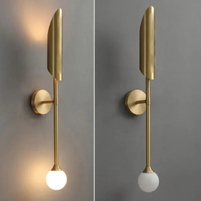 Afralia™ Modern Nordic Wall Sconce Lights for Bedroom, Hotel, and Living Room