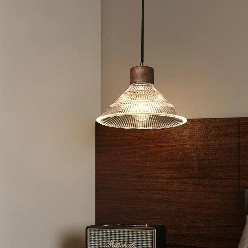 Afralia™ Glass LED Pendant Light - Modern Nordic Hanging Lamp for Home and Dining