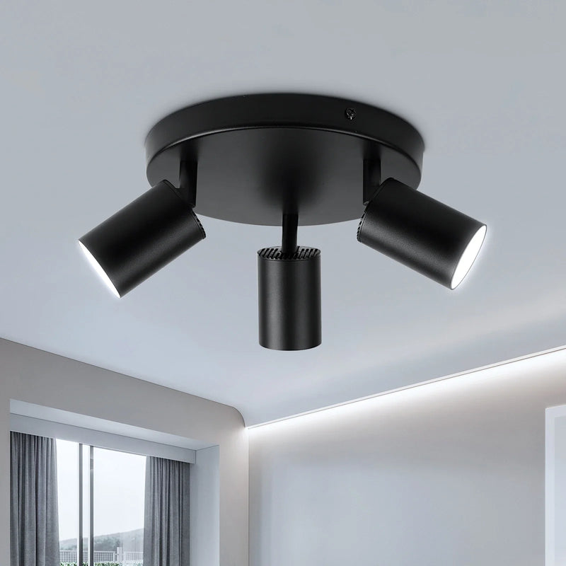 Afralia™ GU10 LED Ceiling Light: Modern Adjustable Spotlights Chandelier for Dining Rooms