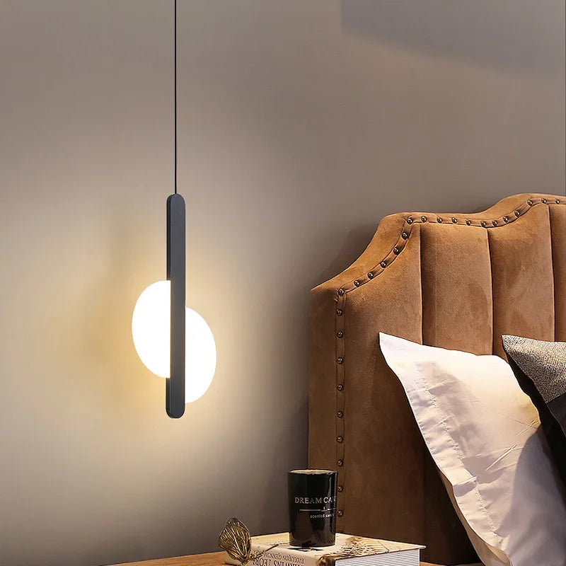 Afralia™ Nordic LED Pendant Light: Modern Art Chandelier for Restaurant, Bedroom, Living Room