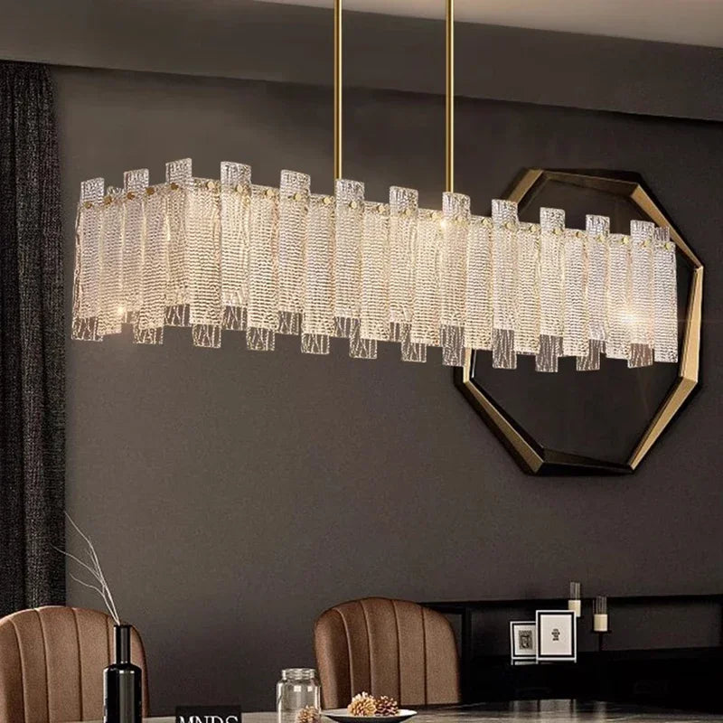 Afralia™ LED Chandelier Ceiling Lamp for Living Room - Bedroom & Indoor Lighting Fixtures