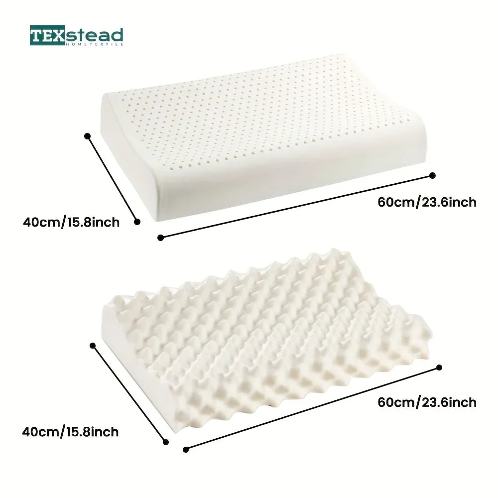 Afralia™ Latex Massage Pillow for Sleeping - Orthopedic Memory Foam Pillow