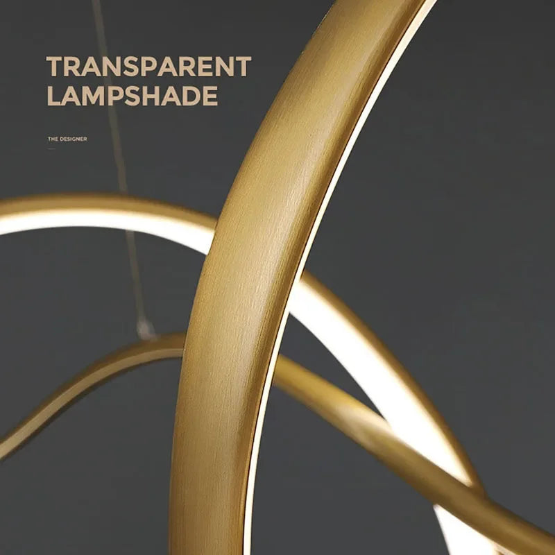 Afralia™ Modern LED Pendant Lamp - Stylish Ceiling Chandelier for Living and Dining Room