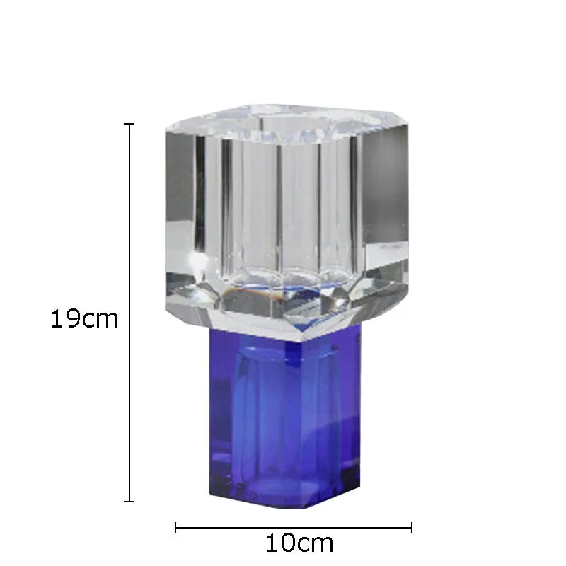 Afralia™ Crystal Clear Glass Vase for Potted Plants and Floral Arrangements