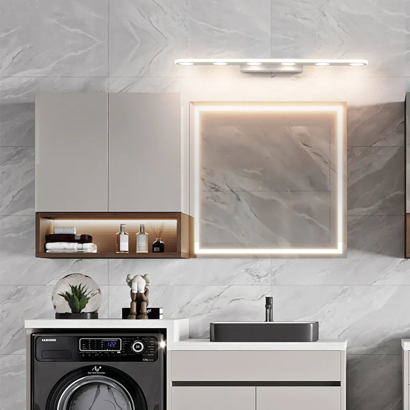 Afralia™ LED Bathroom Mirror Light Waterproof 40CM 58CM AC220V 110V SMD5630 Wall Lamp