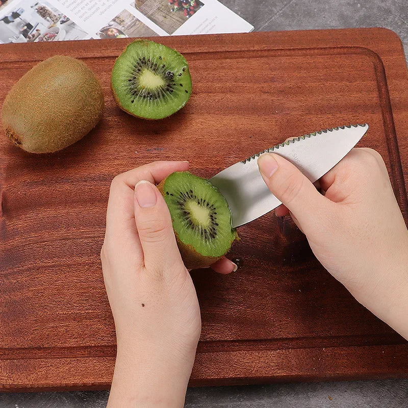 Afralia™ Stainless Steel Kiwi Fruit Knife Spoon Divider Opener Passion Fruit Opener