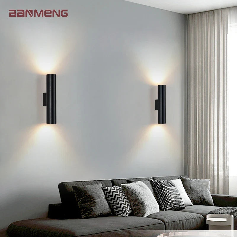 Afralia™ COB LED Wall Lamp | Up & Down Lighting Sconces | Indoor Home Decor