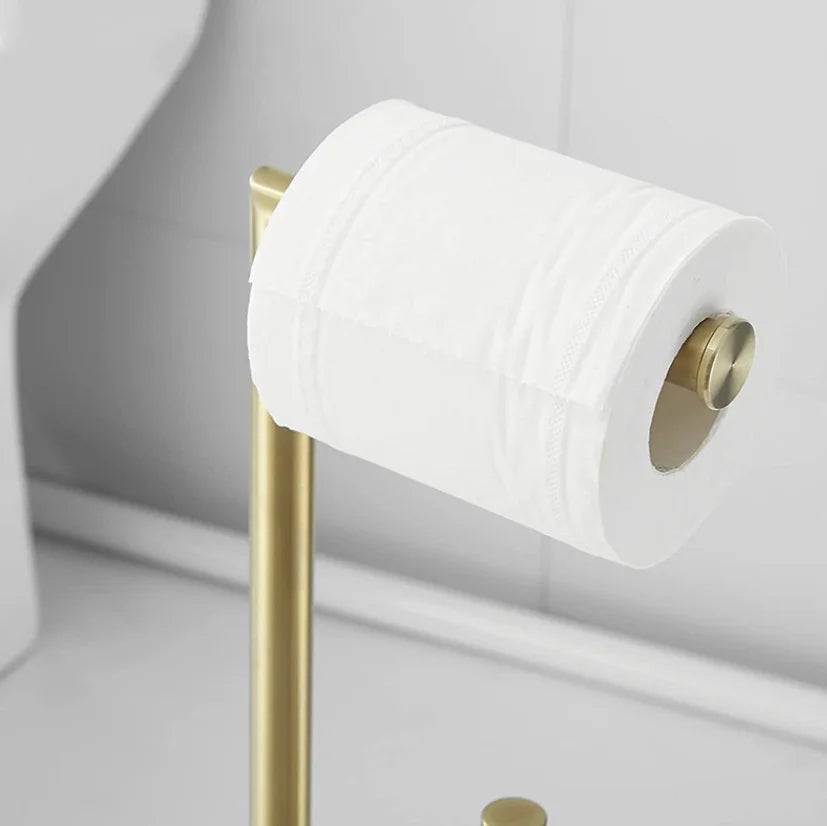 Afralia™ Vertical Paper Towel Holder Stainless Steel in Gold/Black/Chrome