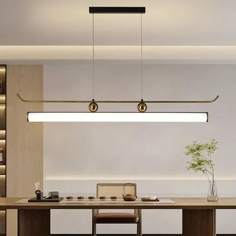 Afralia™ Modern Chinese Style Study Light Tea Room Bar Counter Pendant Light