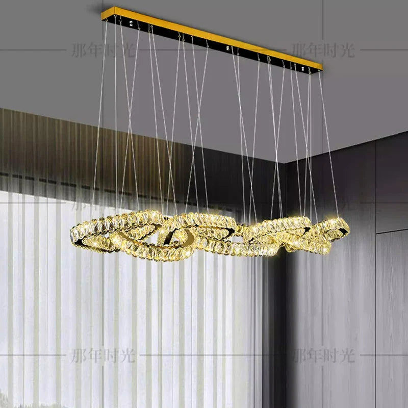 Afralia™ Modern Dine Room Pendant Lights LED Chandelier Ceiling Lamp