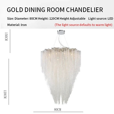 Afralia™ Crystal Tassel Pendant Light: Italian Postmodern Luxury for Bedroom & Restaurant