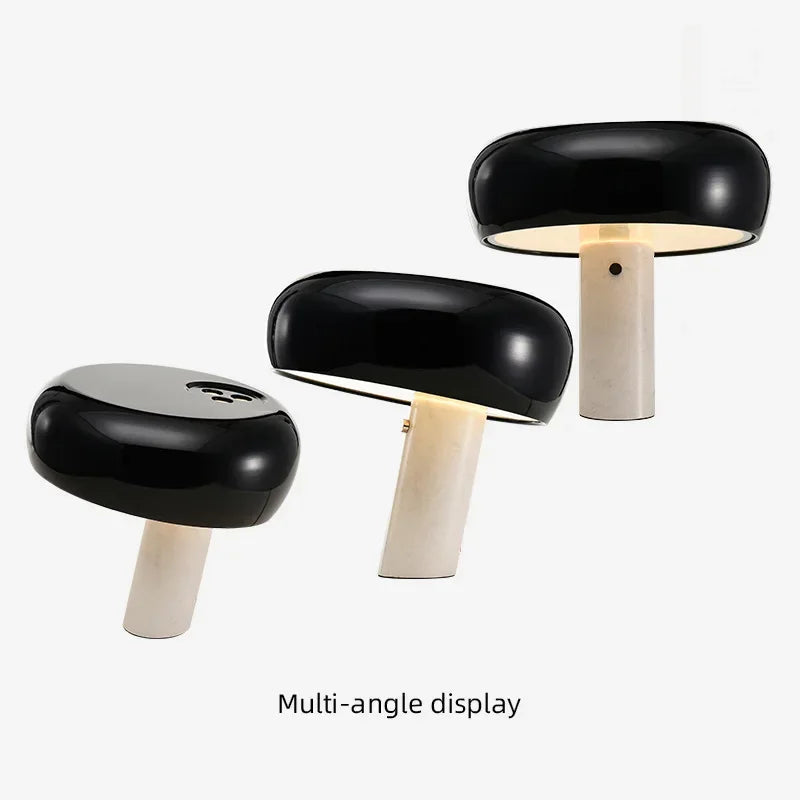 Afralia™ Marble Touch Table Lamp for Living Room Bedroom Study Desk Decor