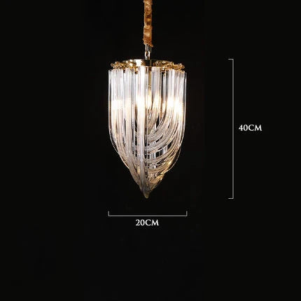 Afralia™ LED Postmodern Gold Silver Chandelier Lighting for Foyer