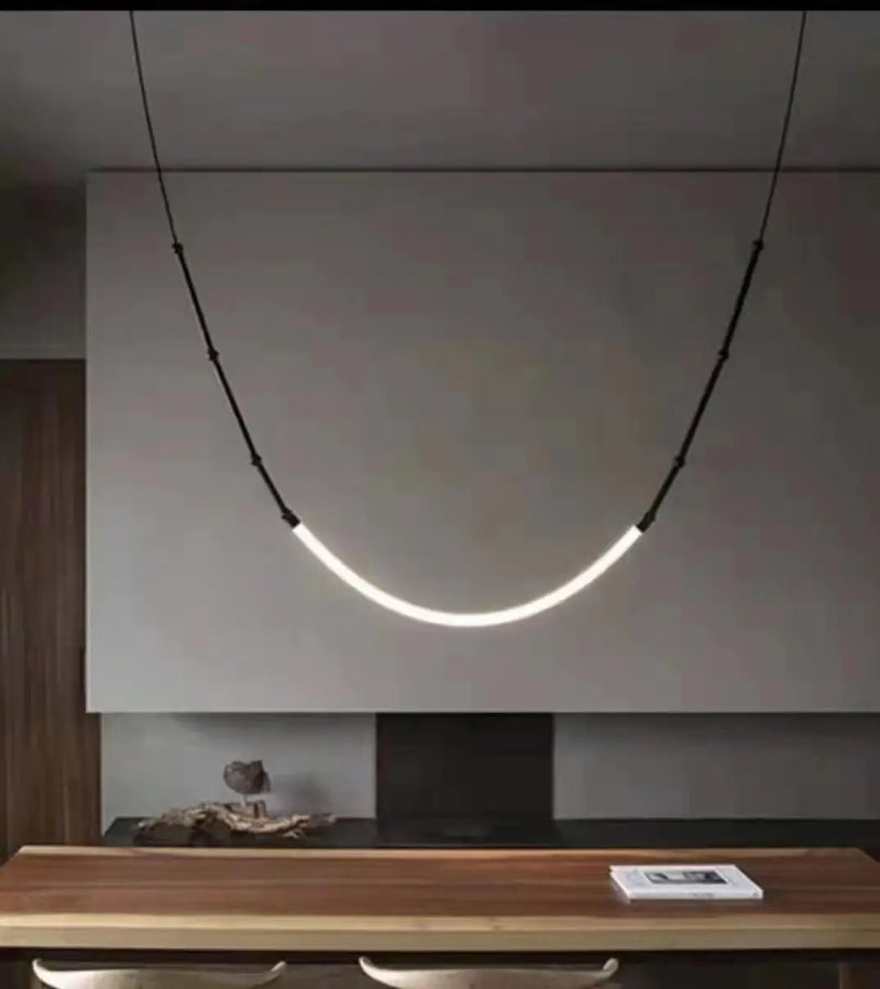 Afralia™ Bamboo Pendant Lights: Nordic Loft Stair LED Luminarias for Minimalism Decor