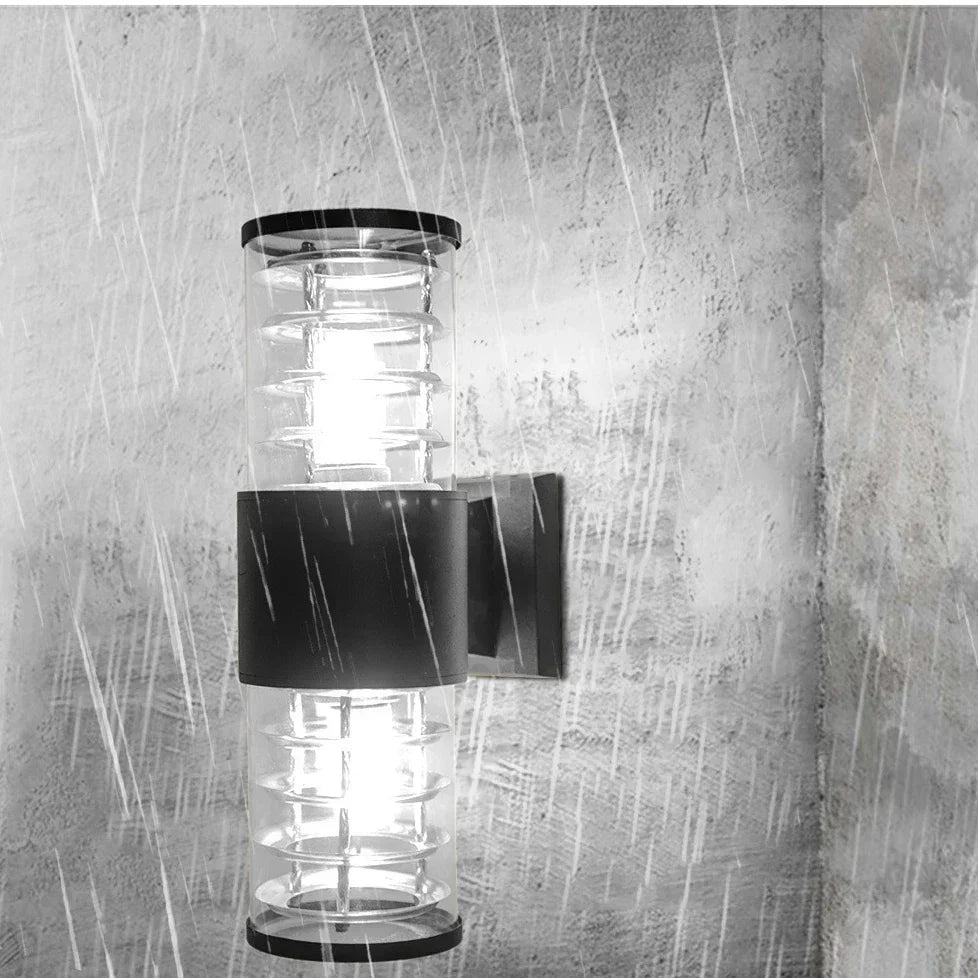 Afralia™ Outdoor E27 Waterproof LED Wall Lights 20w 24w Up Down Lighting
