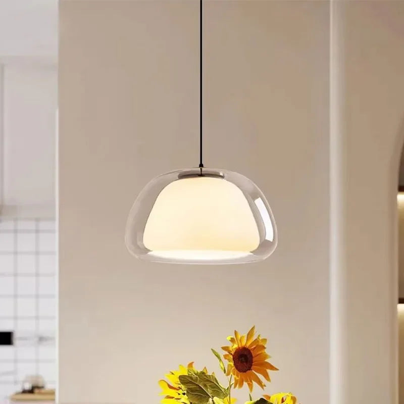 Afralia™ Jelly Amber Chandelier - Luxury Glass Lighting Fixtures for Home Decor