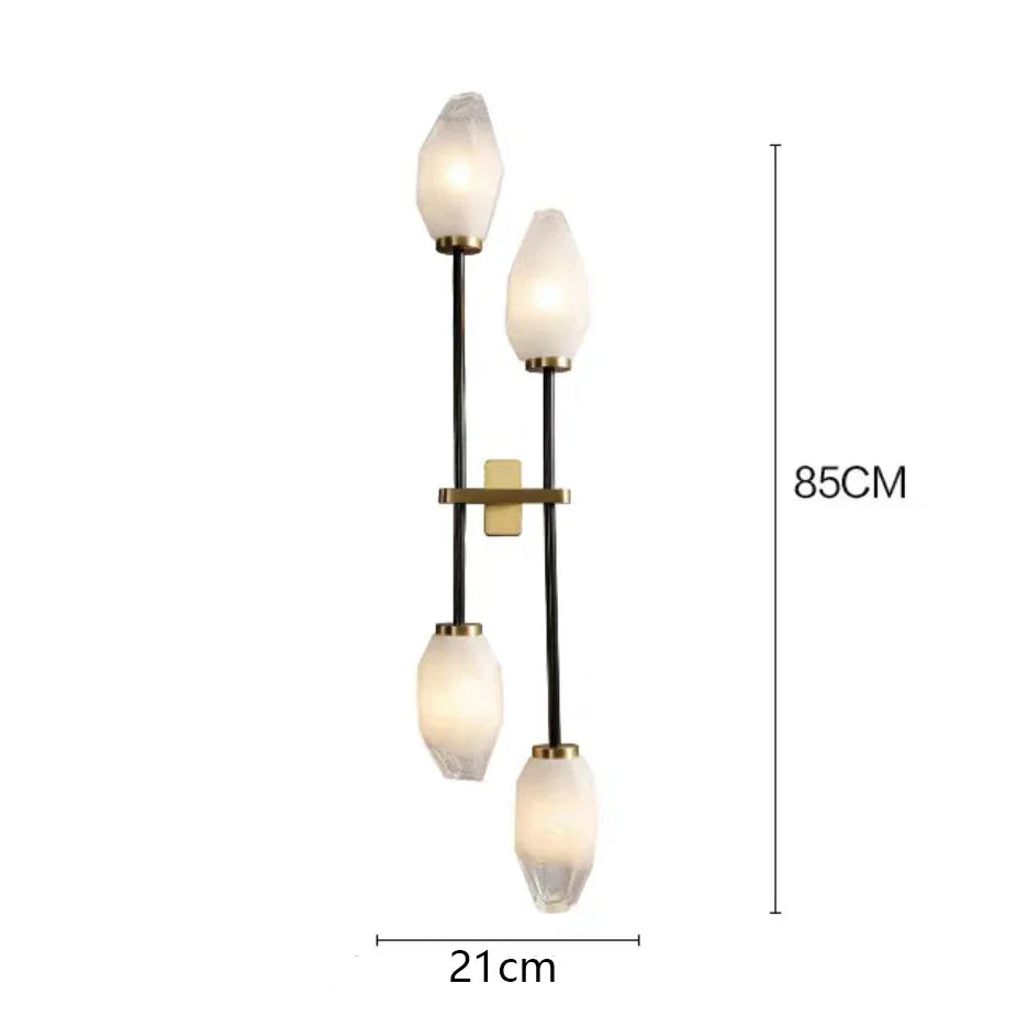 Afralia™ Luxury Glass Pendant Lights for Dining Table - LED Nordic Style Lighting