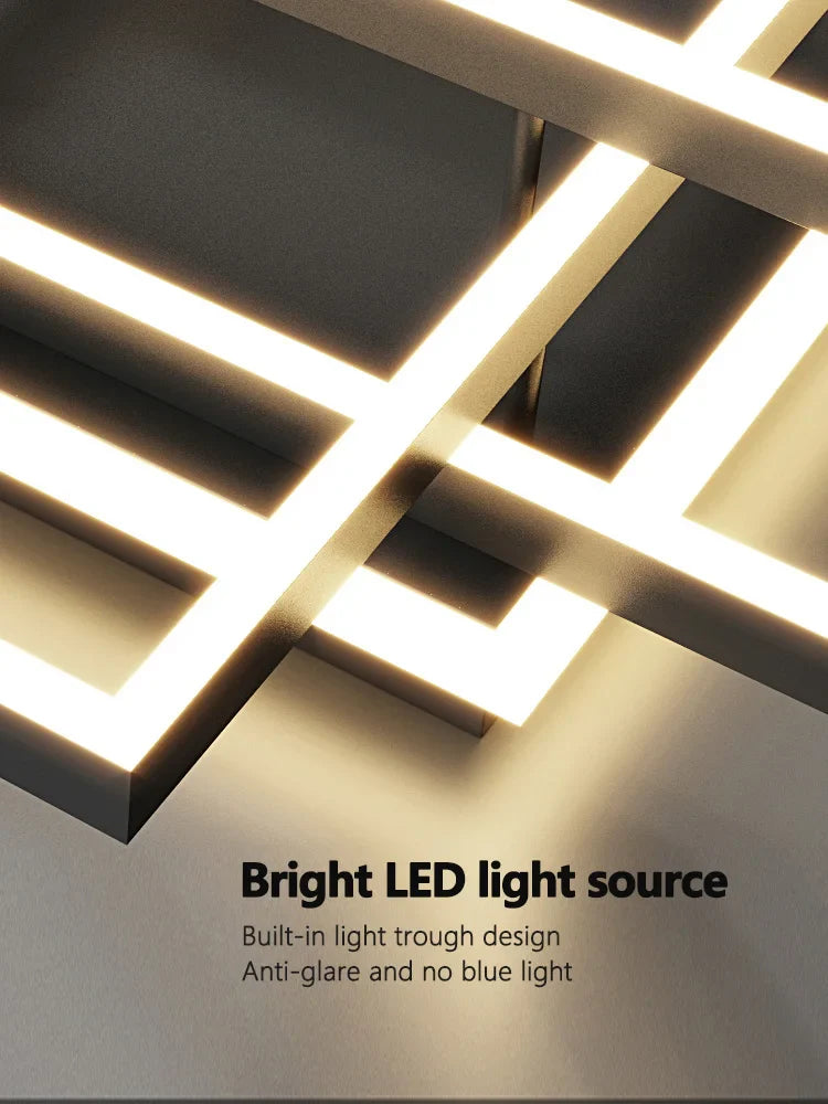 Afralia™ Modern Nordic Ceiling Lamp Living Room Lighting Combination