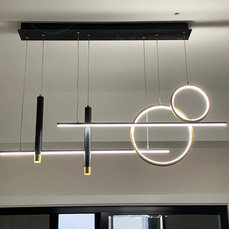 Afralia™ Modern LED Pendant Lights for Dining Table, Bar, and Living Room