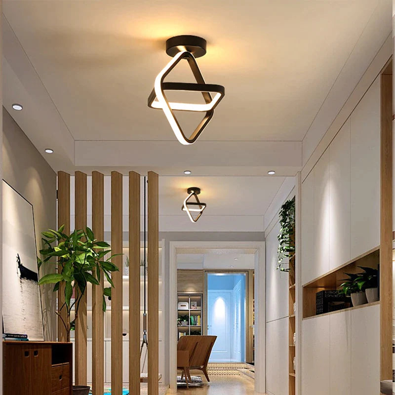 Afralia™ LED Ceiling Chandelier Modern Bedroom Lamp Indoor Decor Surface Mounted Lighting