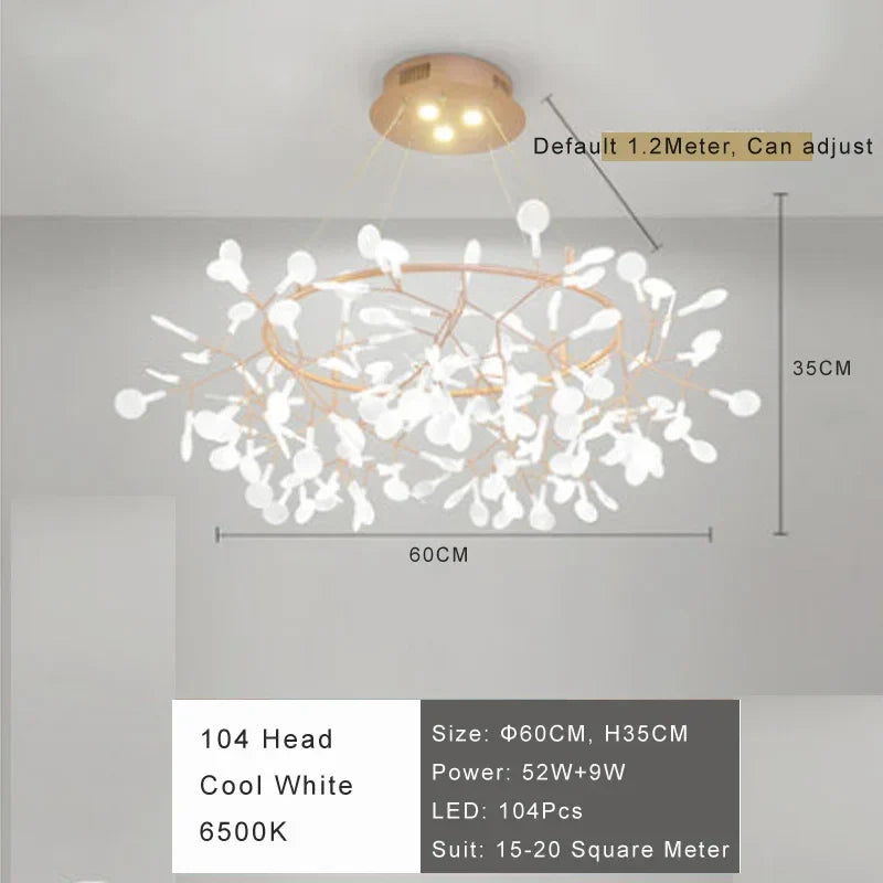 Afralia™ FireWorm Pendant Light: Modern Living Room Chandelier, Bedroom Decor Hanging Fixture