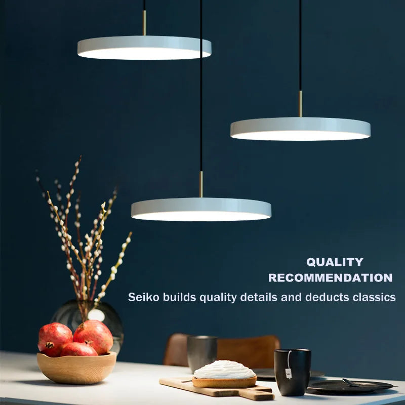 Afralia™ Nordic Metal Pendant Lights