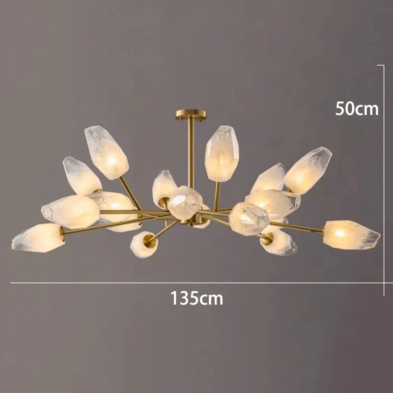 Afralia™ Modern Ceiling Chandelier | Elegant Hanging Pendant Light for Dining & Living Room