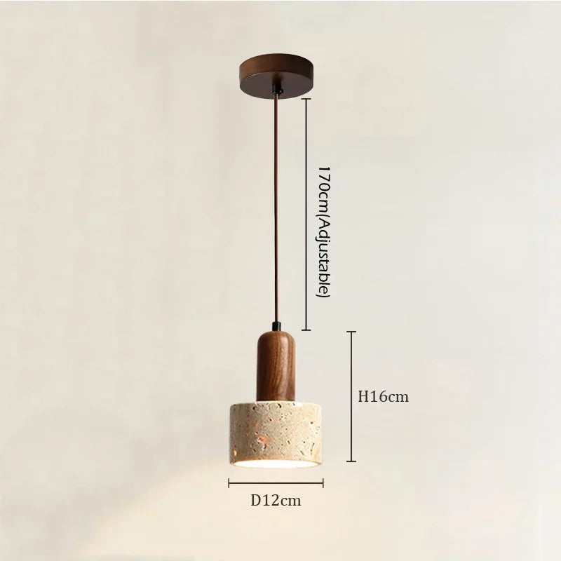Afralia™ Terrazzo Pendant Lights: French Retro Handmade Design for Bedroom, Dining, Kitchen Island