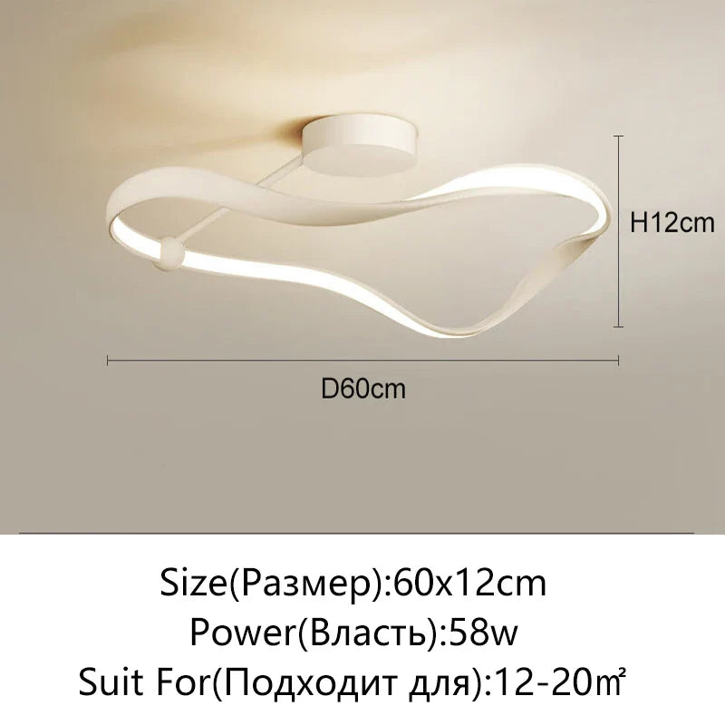 Afralia™ LED Ceiling Light: Modern Minimalist Nordic Design for Bedroom, Living Room, Study, Kitchen & Restaurant