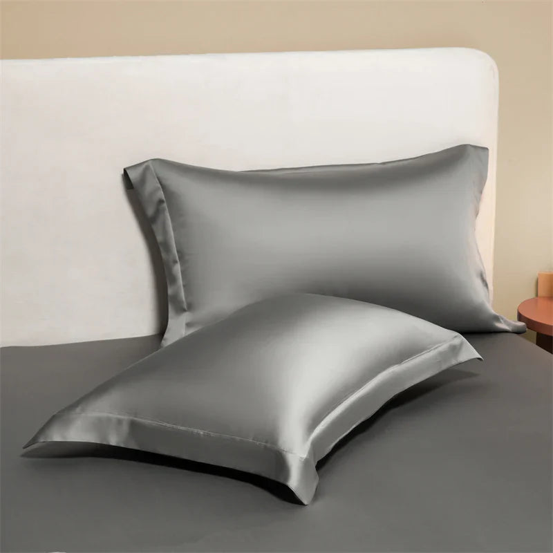Afralia™ Egyptian Cotton Pillowcase Set - Solid Color Pillow Shams Covers