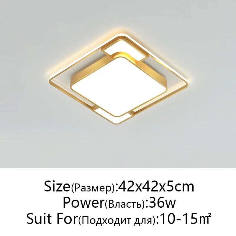 Afralia™ Modern Black Chandelier Ceiling Lamp for Living Room Bedroom Dining Room