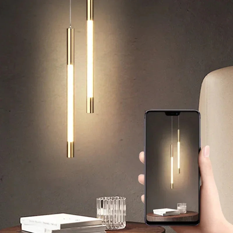 Afralia™ Nordic LED Pendant Light for Home Indoor Decor, Living Room, Bedroom, Dining Table.