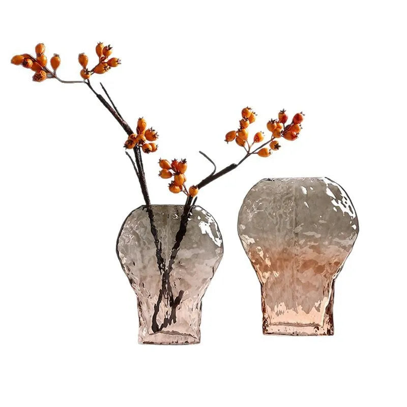 Afralia™ Golden Geometric Glass Vase Hydroponics Terrarium Home Decoration Accessories