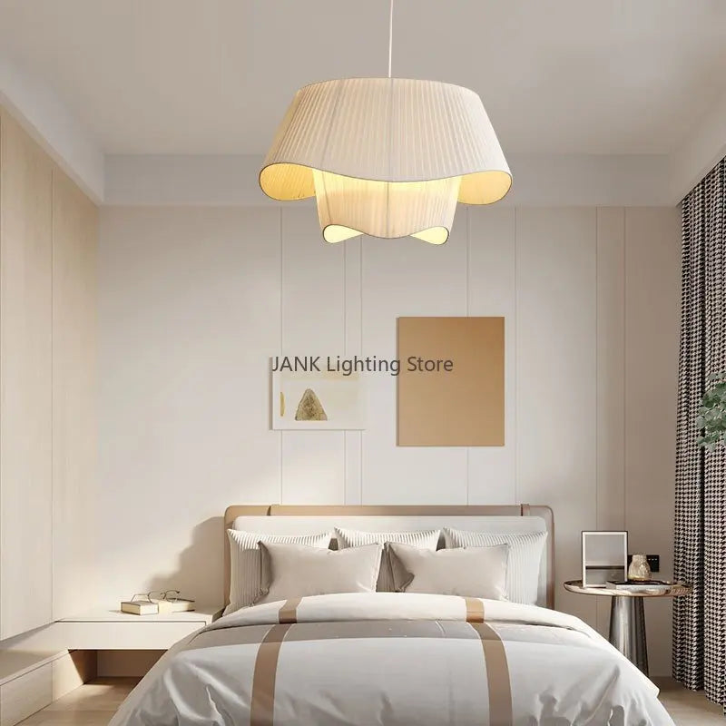 Afralia™ Cream White Double Pendant Lamp for Elegant Living Spaces