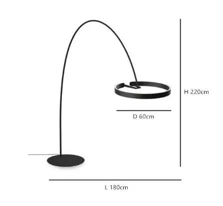 Nordic LED Fishing Floor Lamp by Afralia™: Elegant Lighting for Home, Hotel & Villa