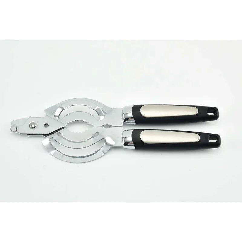 Afralia™ Stainless Steel Can Opener & Bottle Opener with Anti-slip Grip