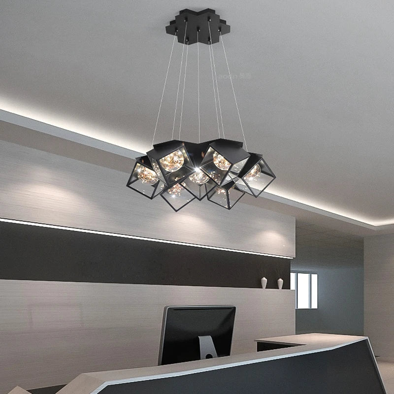 Afralia™ Nordic LED Ceiling Chandeliers Gypsophila Pendant Lights for Modern Home Décor