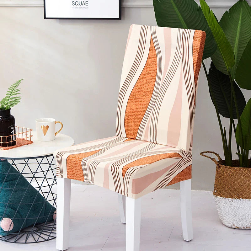 Afralia™ Stretch Print Chair Cover - Elastic Seat Slipcover