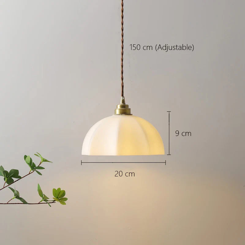 Afralia™ Metal Industrial Pendant Light with Glass Shade for Kitchen Office Dining Room