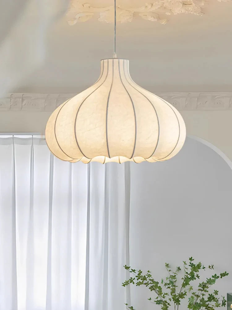 Afralia™ Silk LED Chandelier: Nordic Minimalist Elegance for Home, Living Room, Bedroom, Restaurant