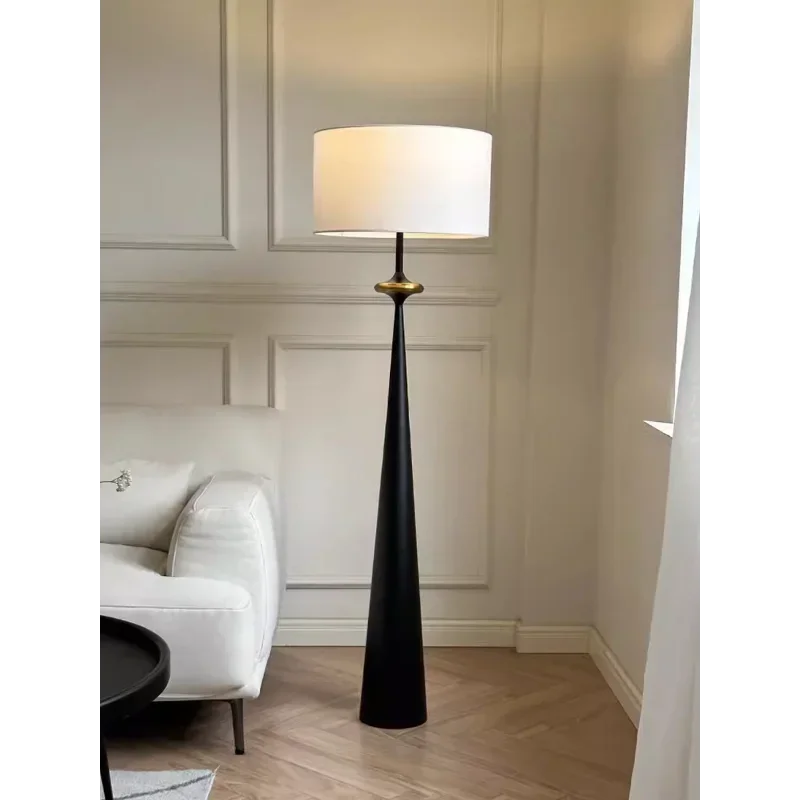 Afralia™ Minimalist Wood Floor Lamp for Living Room - Large Vertical Light