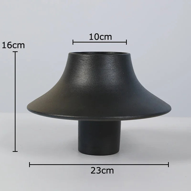 Afralia™ Ceramic Vase: Elegant Flower Arrangement for Desktop Decor Aesthetic