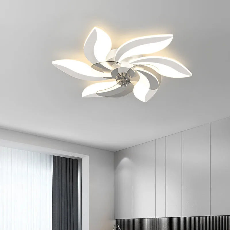 Afralia™ Ceiling Fan Light Remote Control LED Ventilator Living Room Bedroom Indoor Lamp