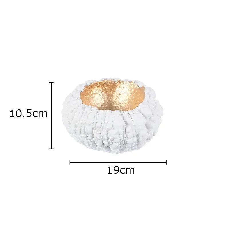 Afralia™ Gold Pumpkin Resin Sculpture Ornaments Home Decor-Artistic Room Aesthetics